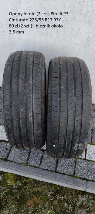 Opony letnie (2 szt.) Bridgestone Potenza S001 225/55 RF17 97W