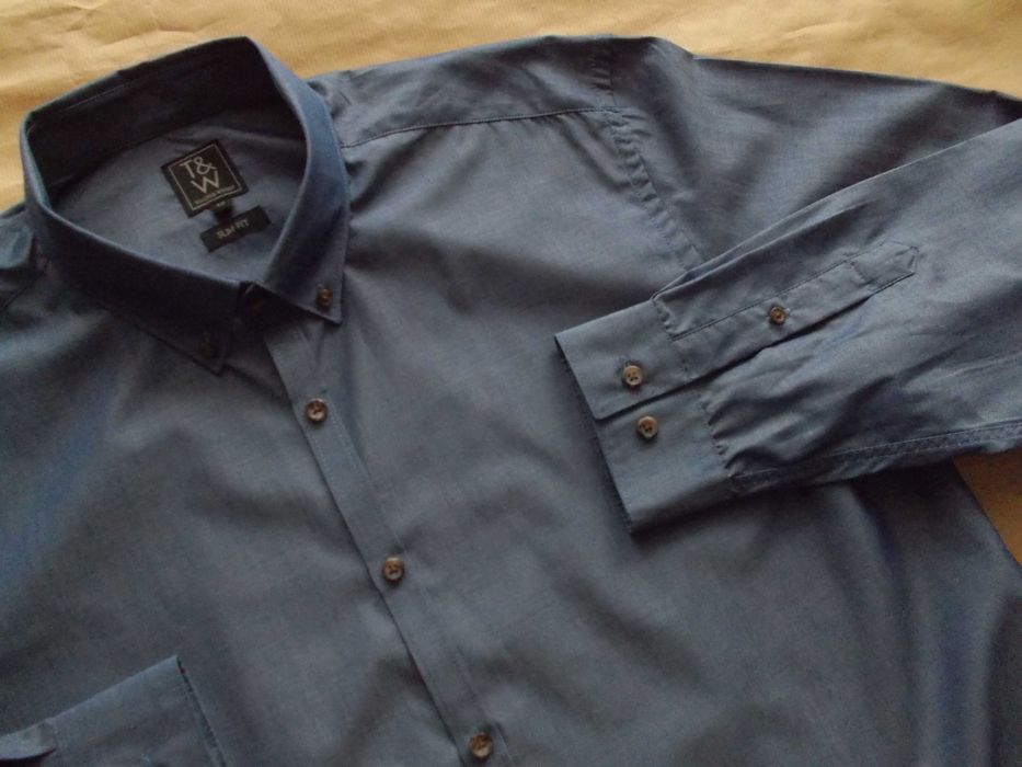 -XL-TYLOR&WRIGHT City Line, Nowa Koszula Męska XL 44 cm UK