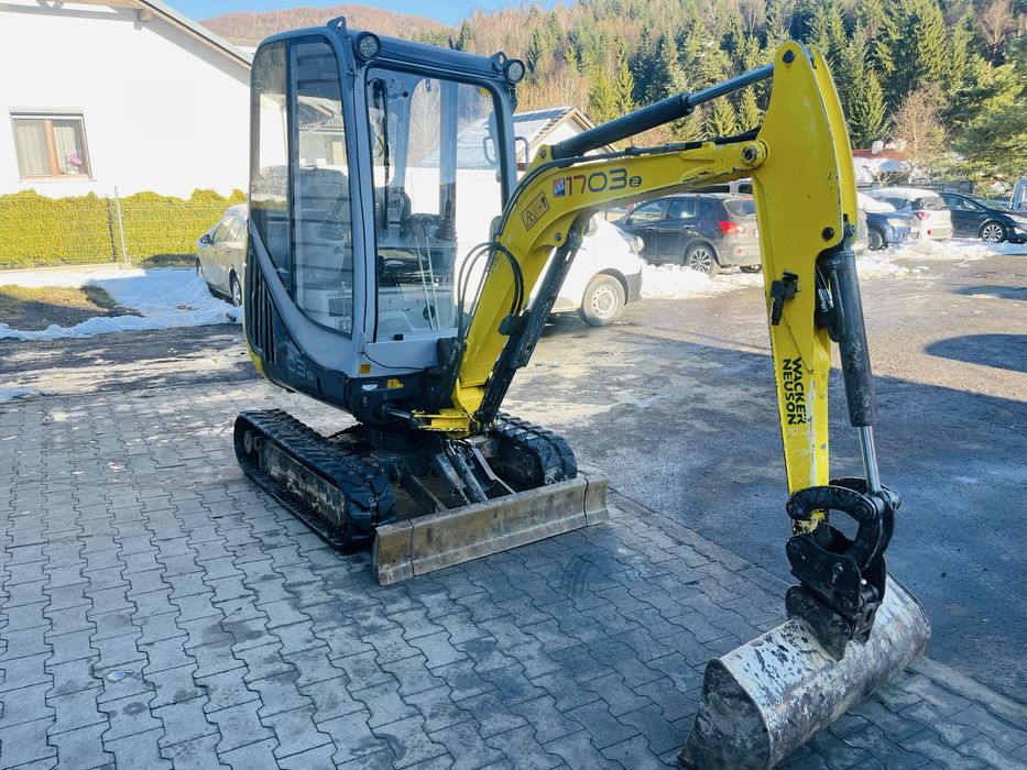 Wacker neuson 1703 RD 2011 minikoparka 1,7 tony koparka 4 łyżki