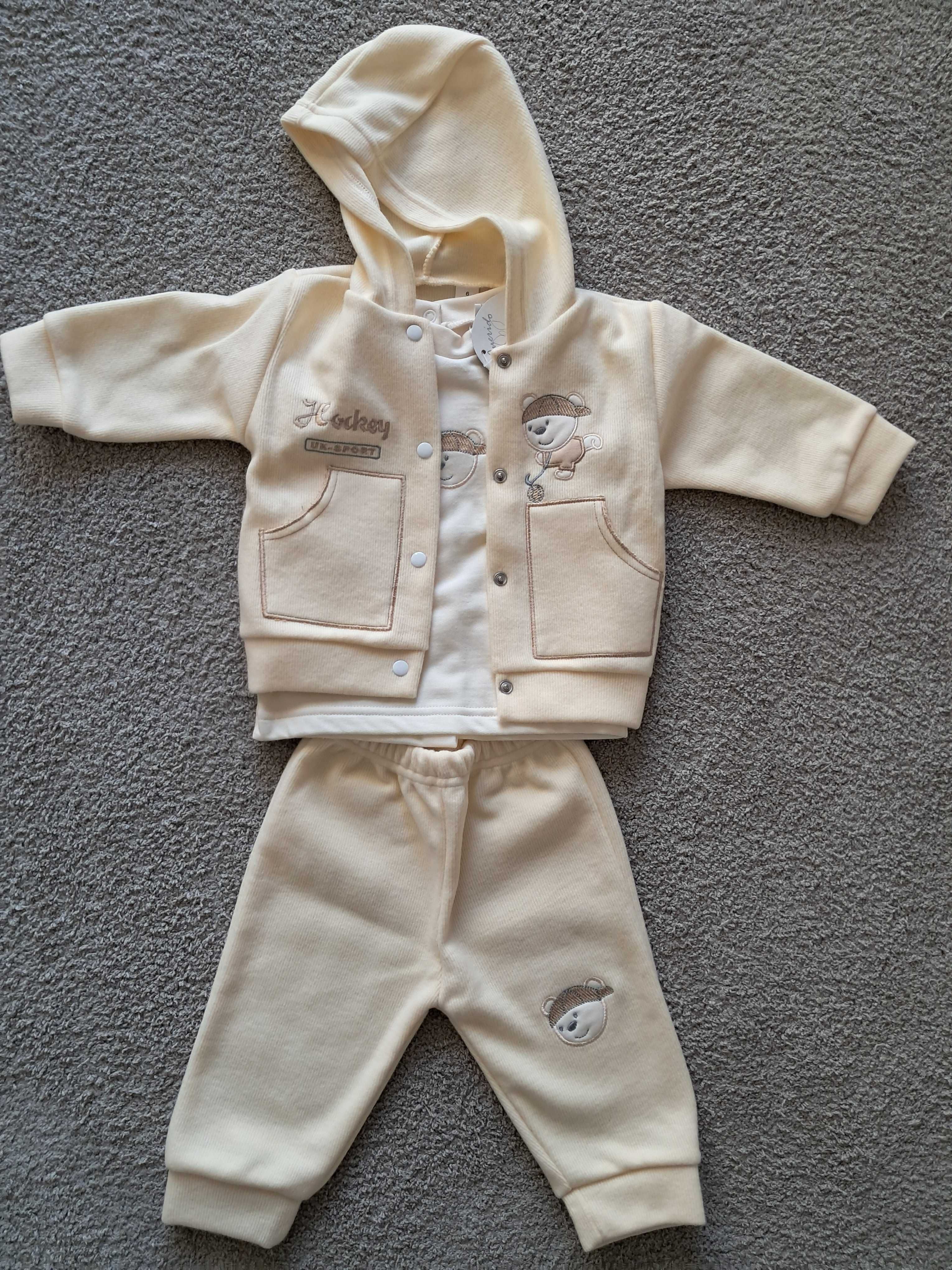 Conjunto de 3 peças do Bebé Querido - 6meses - NOVO