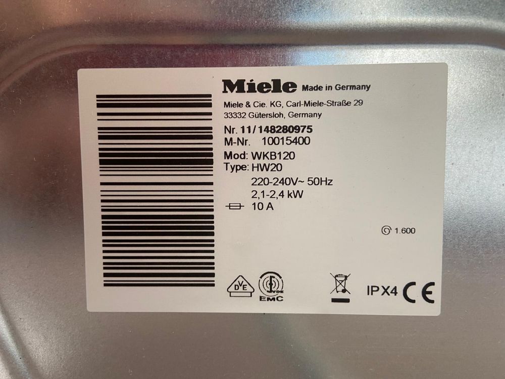 Pralka Miele W1. A+++ 8kg. 1600obr.  Gwarancja. Transport