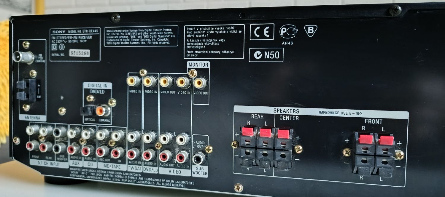 SONY STR-DE445 amplituner A/V 5.1