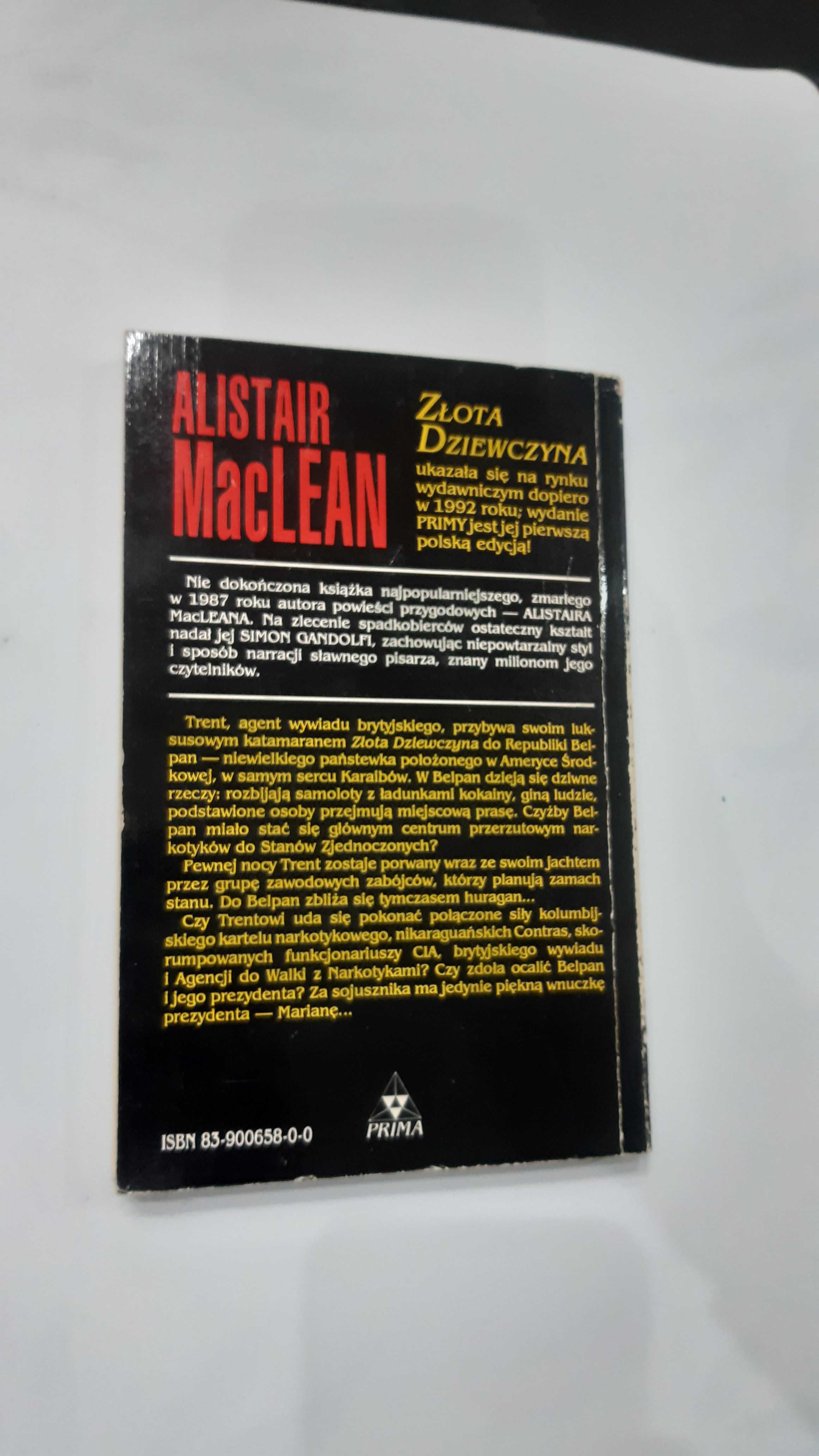 Złota dziewczyna  Alistair MacLean  Simon Gandolfi