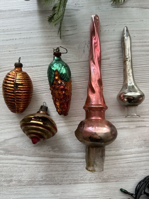 Старовинні іграшки на ялинку, СРСР, реліквія, колекціонування! Дешево