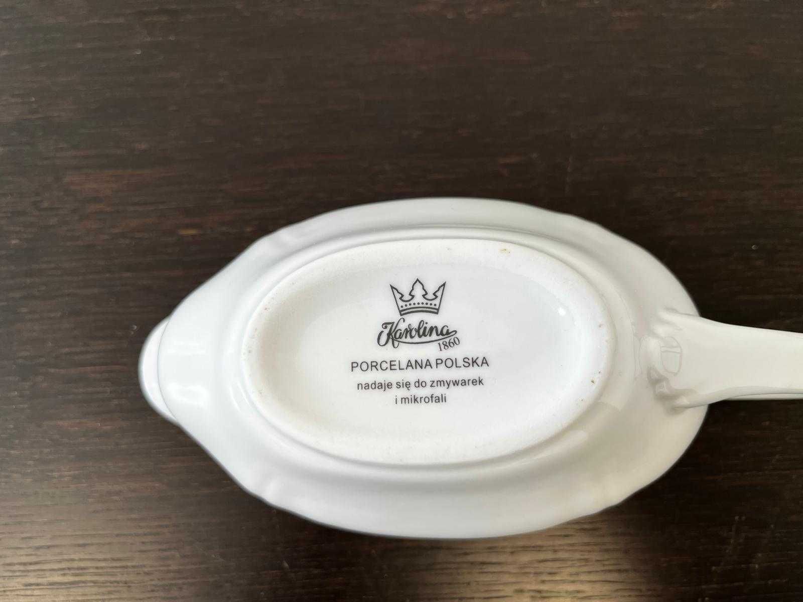 Sosjerka z porcelany Karolina