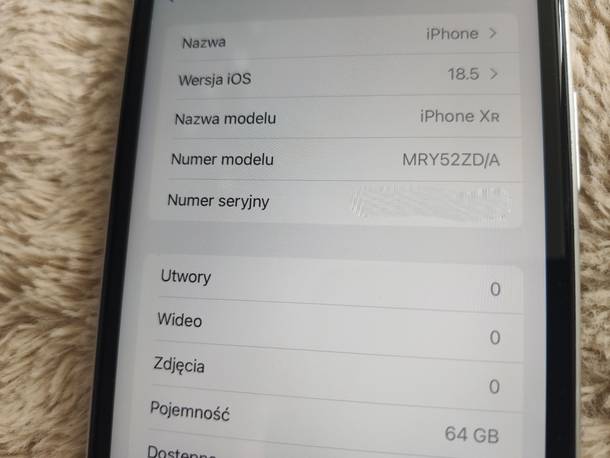 iPhone XR 64GB jak nowy