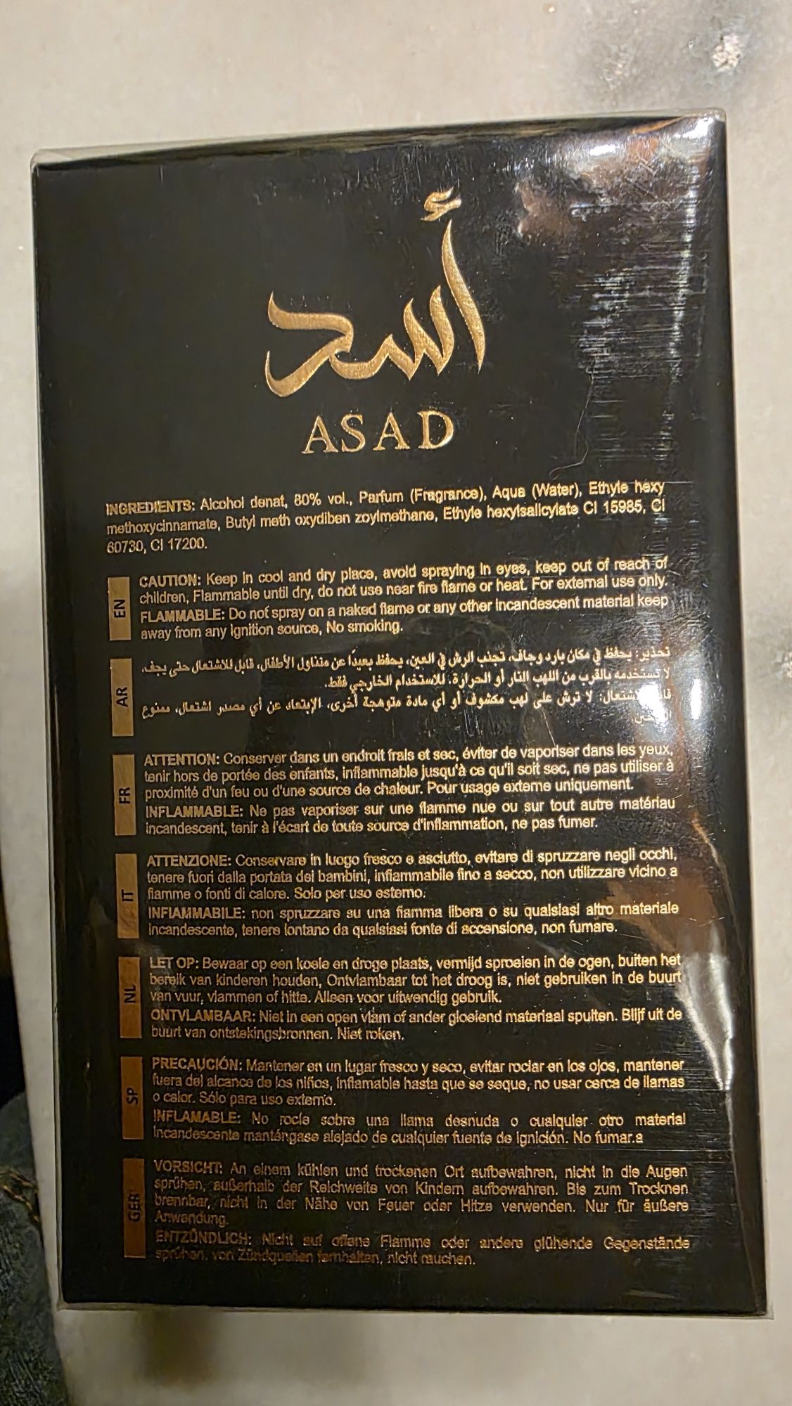 Lattafa Assad 100ml original lacrado