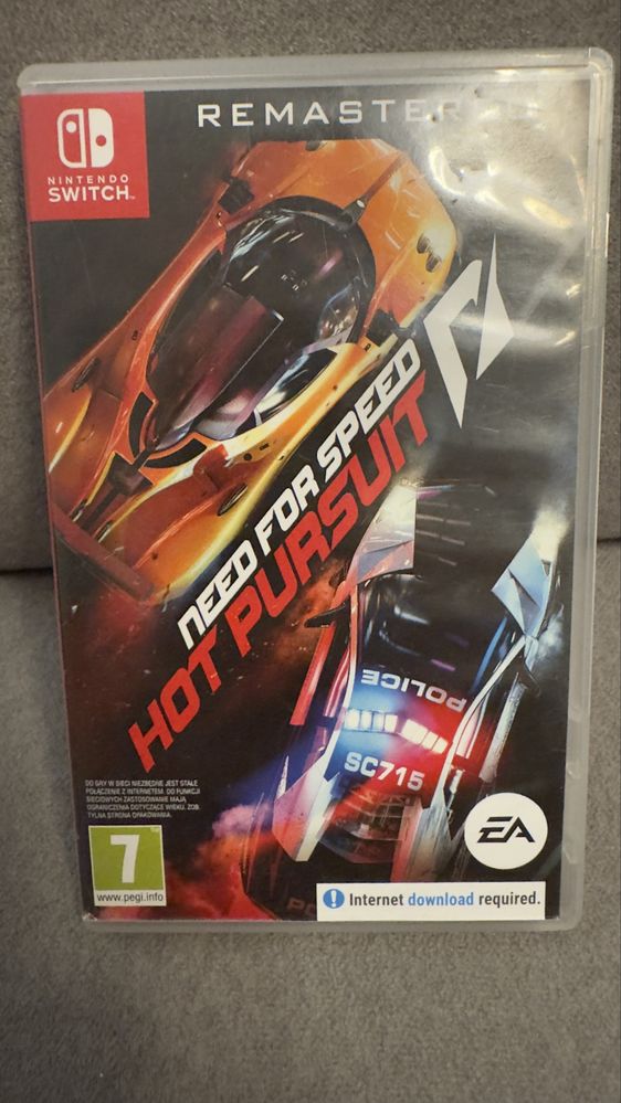 Nitendo Switch Need For Speed Hot Pursuit cartridge