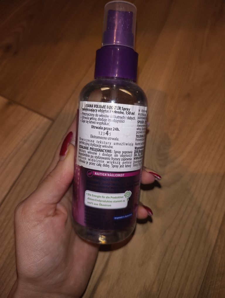 Isana spray do włosów zwiększający objętość