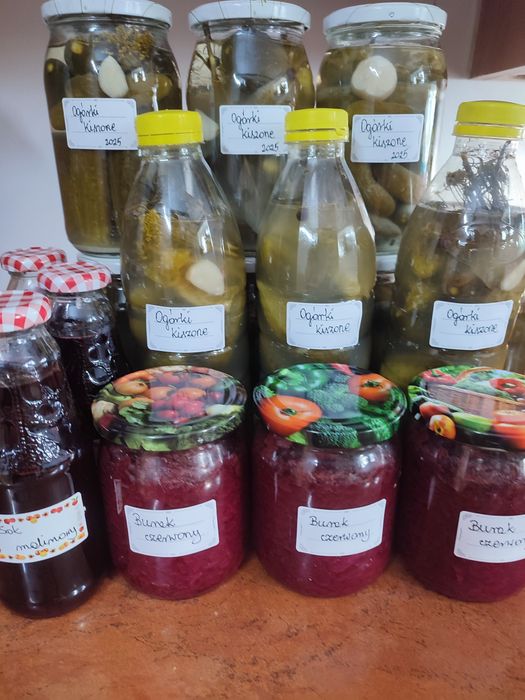 Ogórki kiszone butelki/słoiki