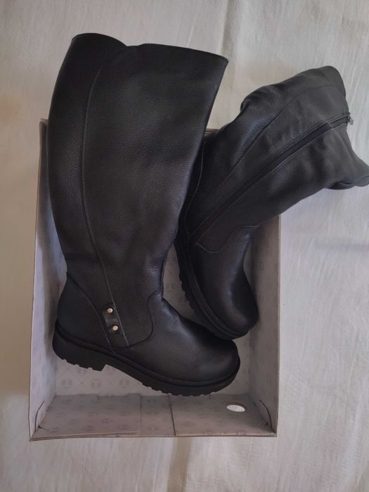 Чобітки шкіряні зимові 36 розмір