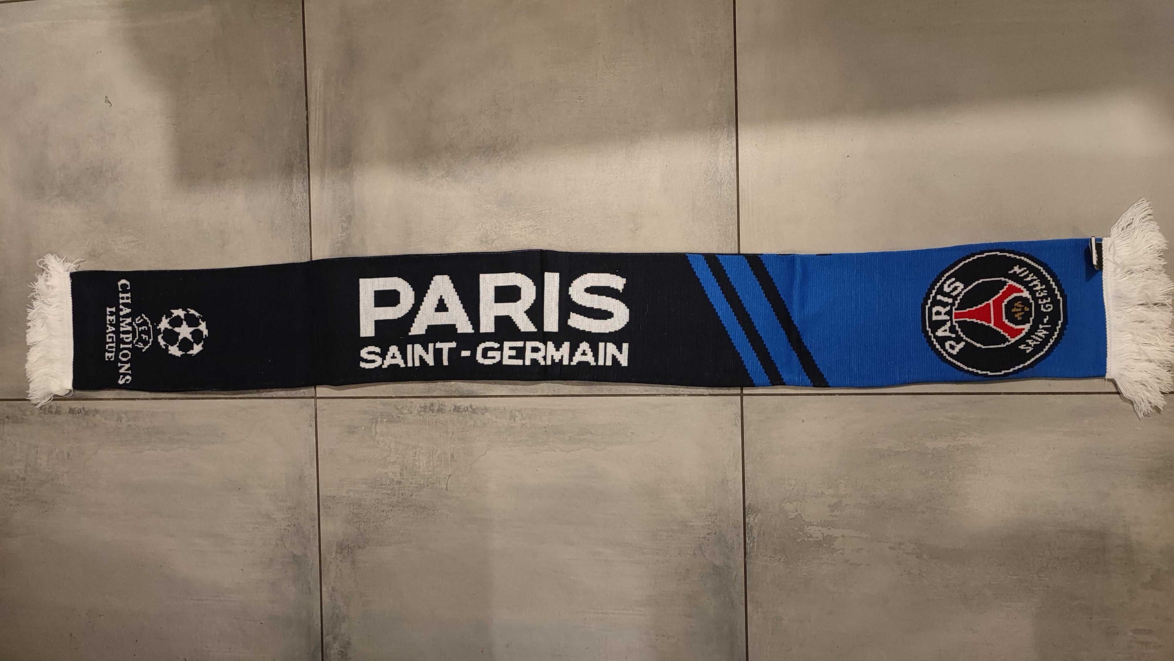 Szalik kibica PSG Paryż Saint-Germain Champions League dwustronny