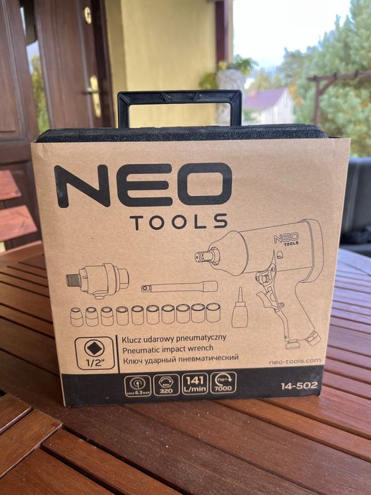 Klucz pneumatyczny, udarowy NEO Tools