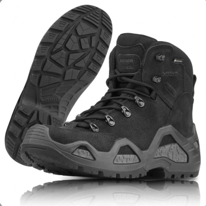 Знижка! 44.5р. Берці ботінки Lowa Z-6N GTX C Mid TF Black оригінал