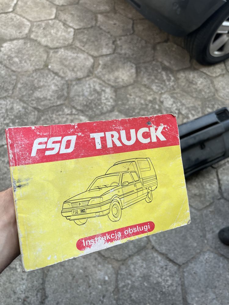 Książka instrukcja obsługi FSO truck w bdb stanie