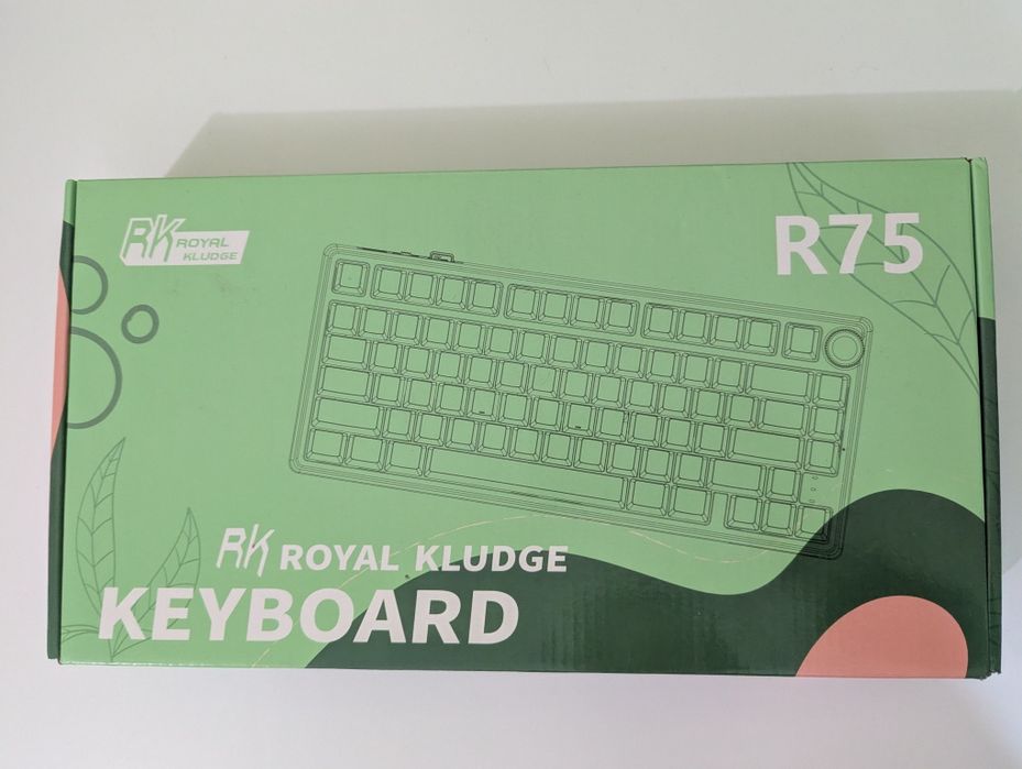 Механічна клавіатура RKR75 royal kludge r75 без ргб rgb