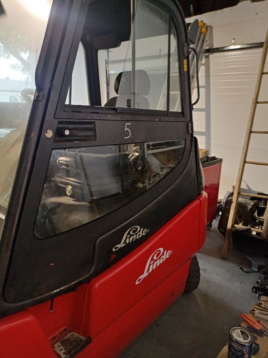 Linde e30 triplex wózek widłowy