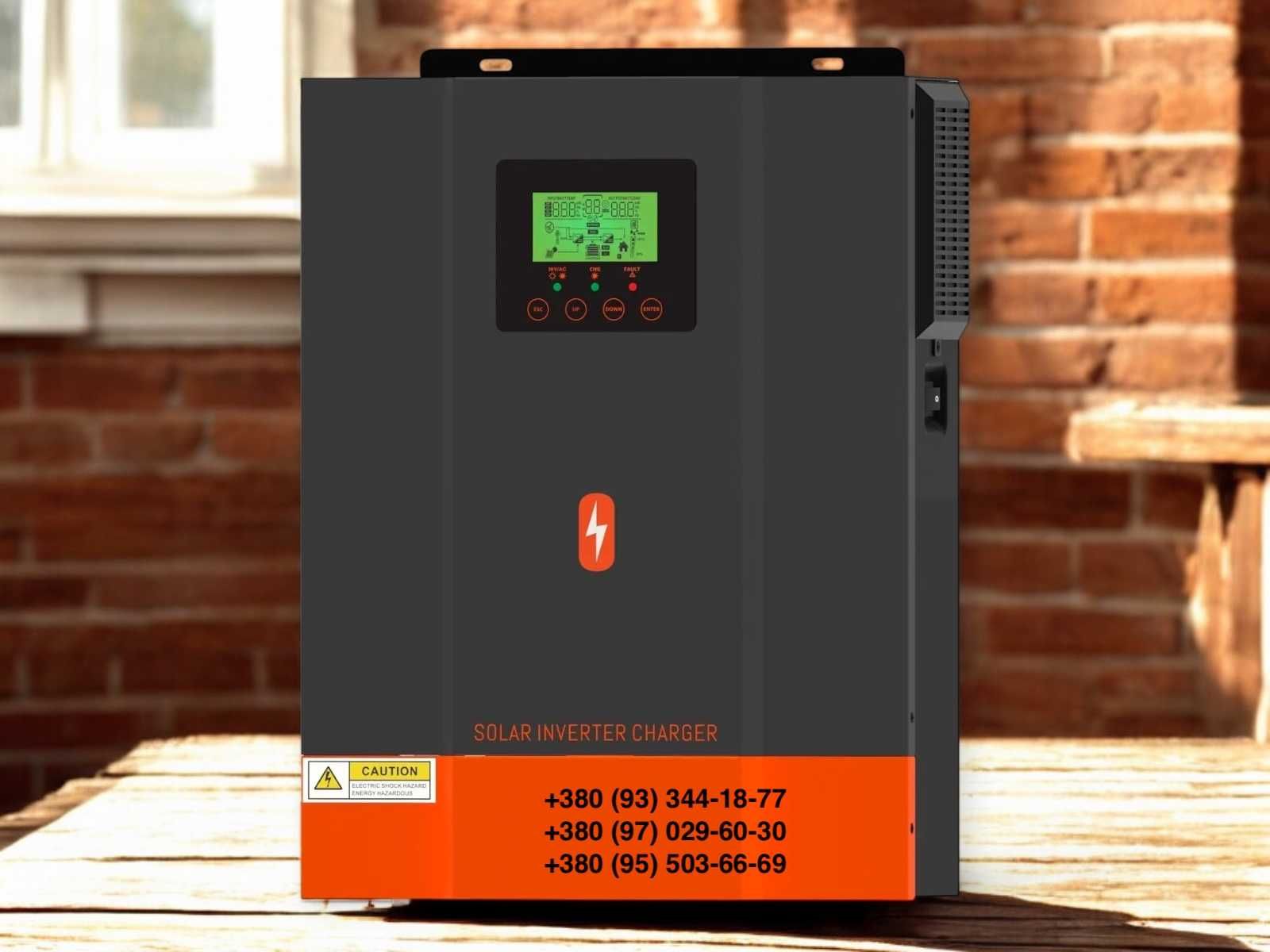 Гібридний Сонячний інвертор / Инвертор PowMR 3.2kW 24V для liFePo4 UPS