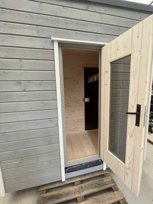 Sauna zewnetrzna 2,4x4m