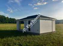 Domek drewniany, ogrodowy, drewutnia, z tarasem, domki 7x4, Xavier
