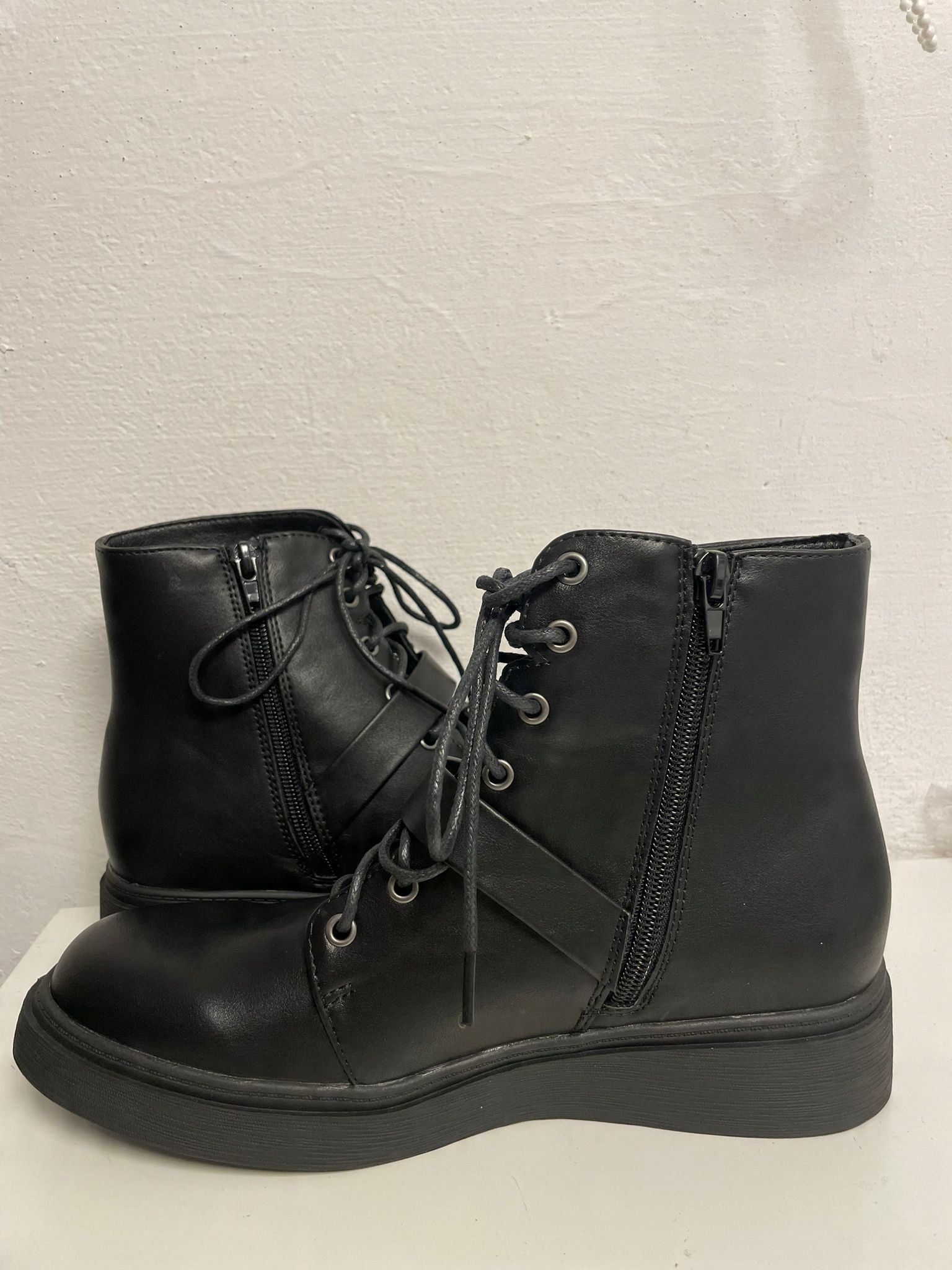 AE531 botki damskie czarne modne r.38