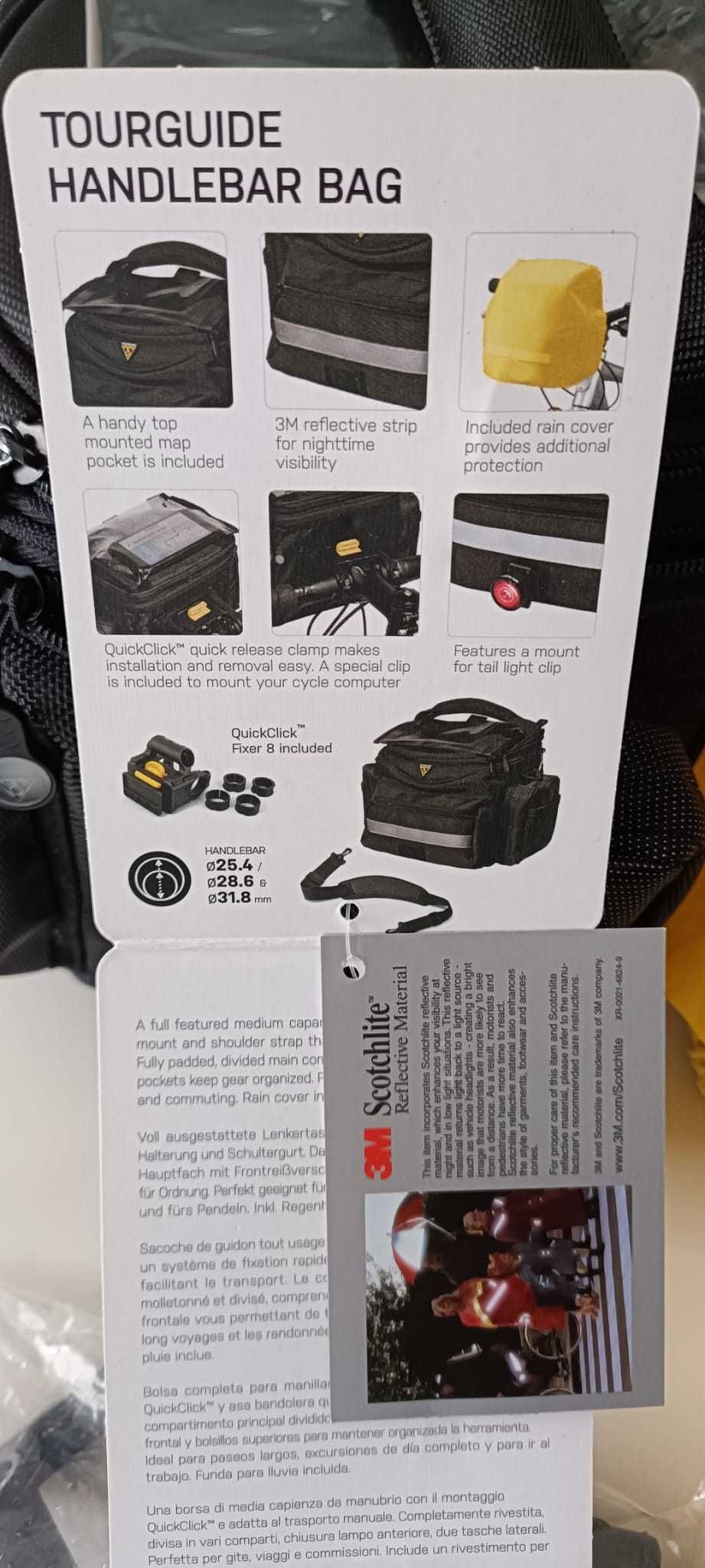 Bolsa de Guiador Topeak 5L como nova