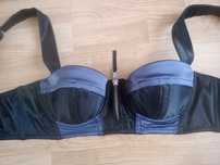 H&M Sonia Rykiel j.Nowy efektowny biustonosz stanik Suwak  80B  36B