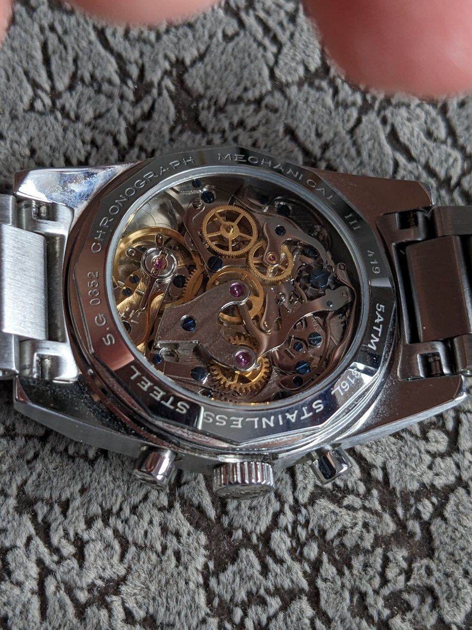 Mechaniczny chronograf Sugess Sea-gull 1902