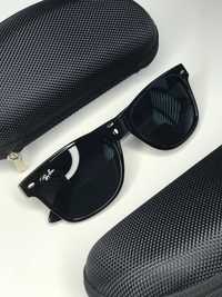 Солнцезащитные очки Рей Бен Wayfarer чёрные 2140 унисекс вайфареры
