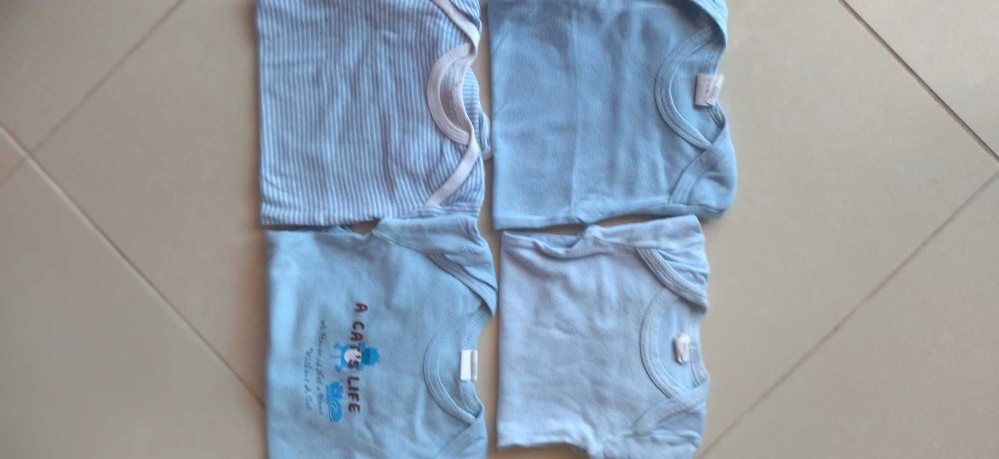 7 Body s de menino tamanho 6 meses + T-Shirt azul- novo preço