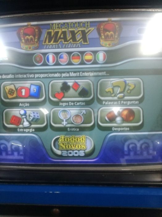 Máquina jogos Megatouche MAXX original