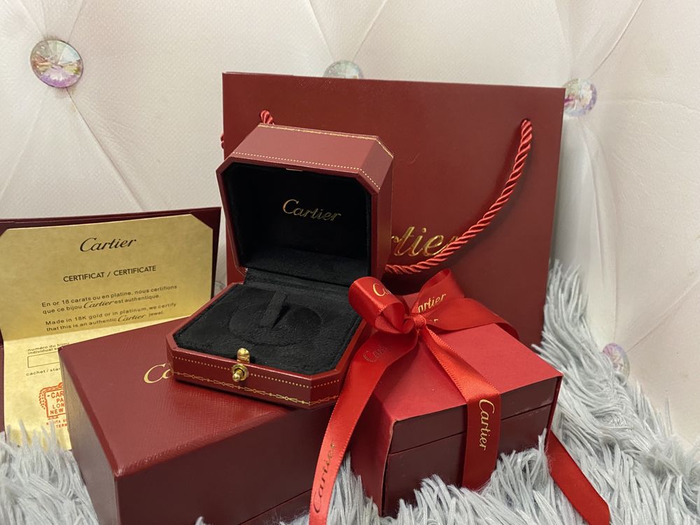 Коробок Cartier Картьє під колечко.Люкс.Нова