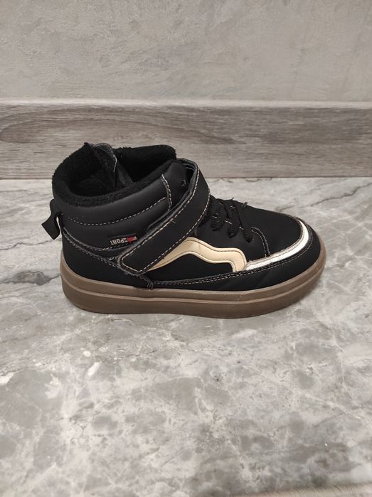 Демисезонні дитячі черевики The Fifth Day хайтопи,єврозима чорний 32р