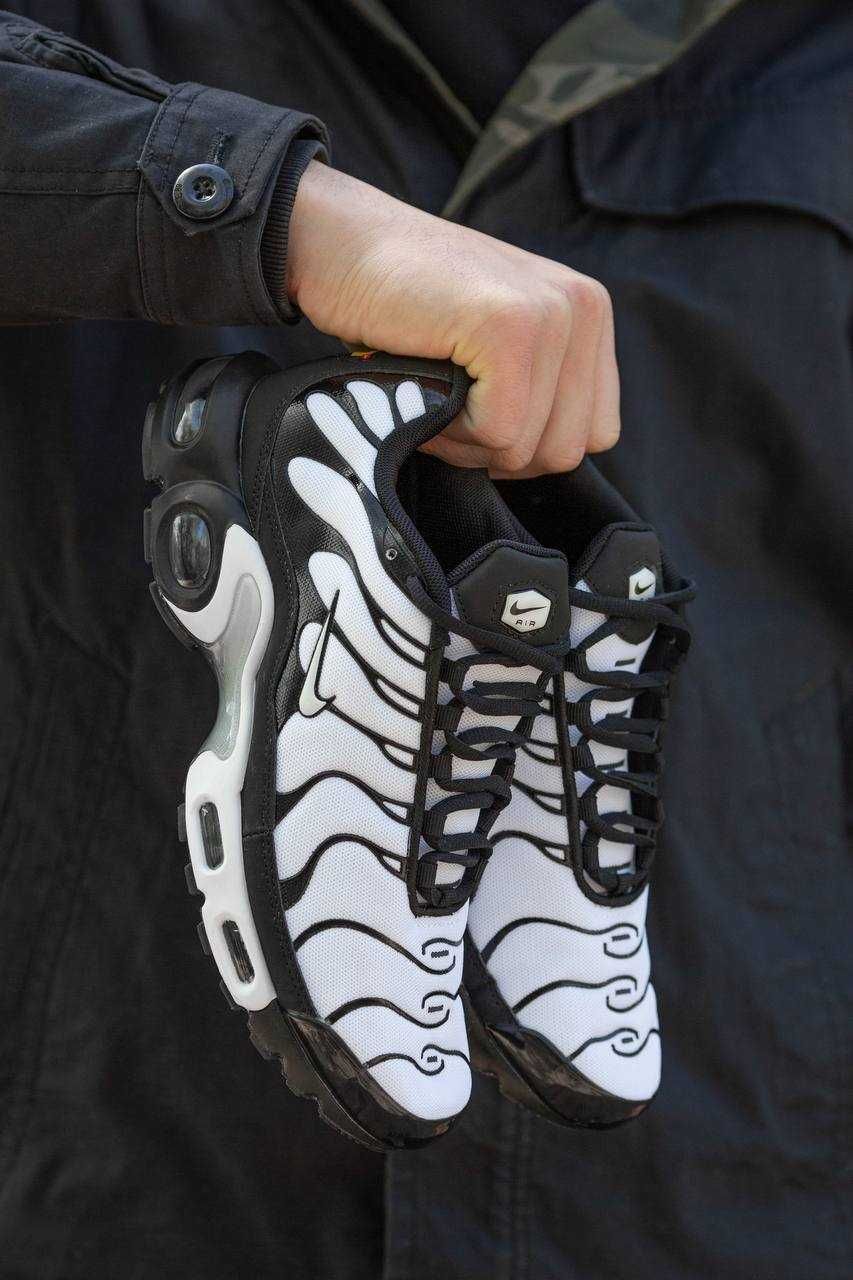 Nike Air Max TN+ Black\White кроссовки мужские nike tn (найк тн)