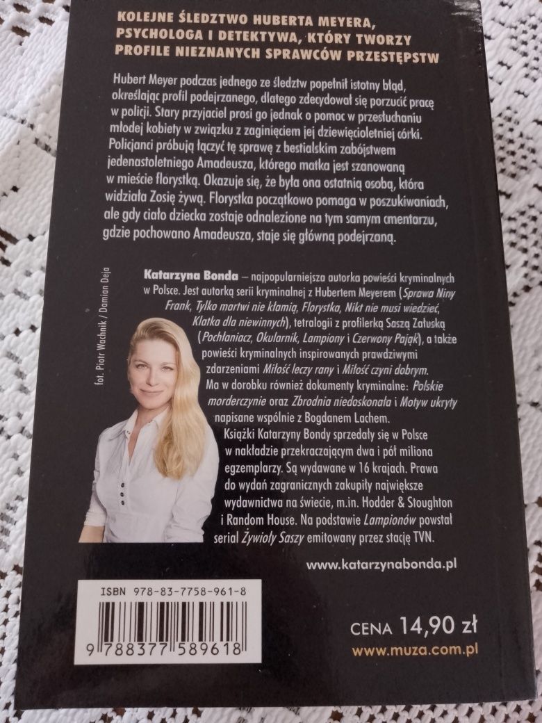 Książka Florystka Katarzyna Bonda