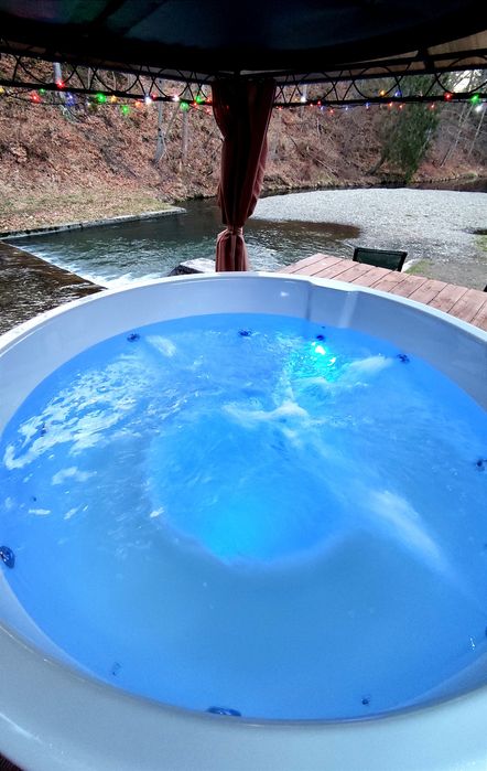 Domek nad rzeką ogrodzony balia Sauna kominek noclegi Brenna, Ustroń