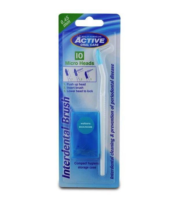 Active Oral Care szczoteczka międzyzębowa + wymienne nasadki 0.45mm