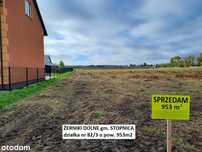 Działka budowlana (WZ) 953m2 przy asfalcie cena 25.600zł (f-ra VAT)