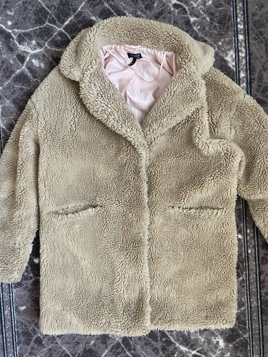 Шубка тедді бежева розмір s-m