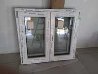 2 Janelas PVC novas - Perfil GEALAN branco