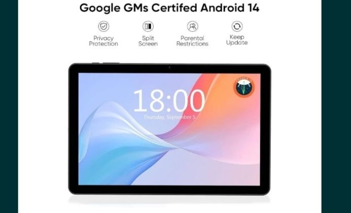 Tablet Android 14 Nowy Czarny