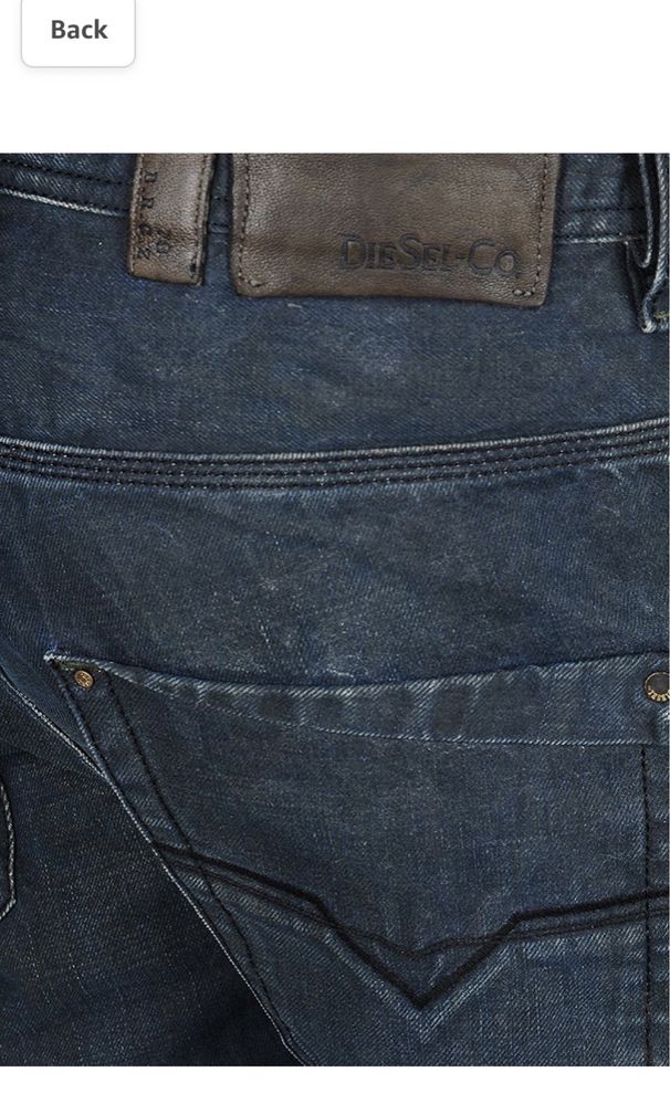 Крутые оригинальные джинсы Diesel krooley regular slim carrot 31/30