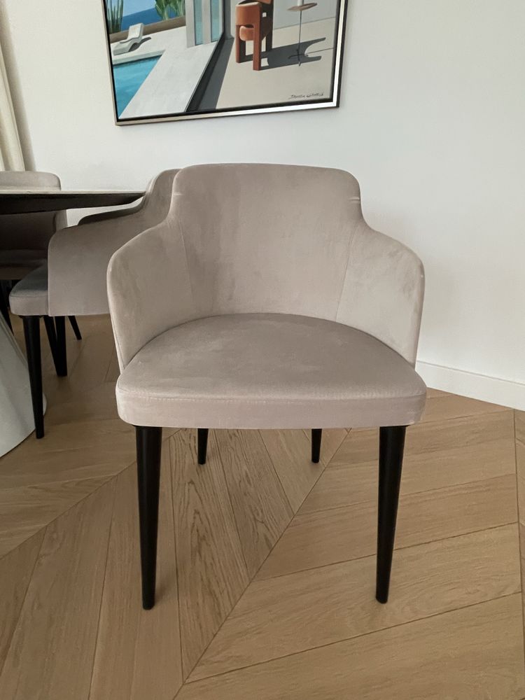 Almi Decor komplet stół i 6 krzesel w stanie idealnym