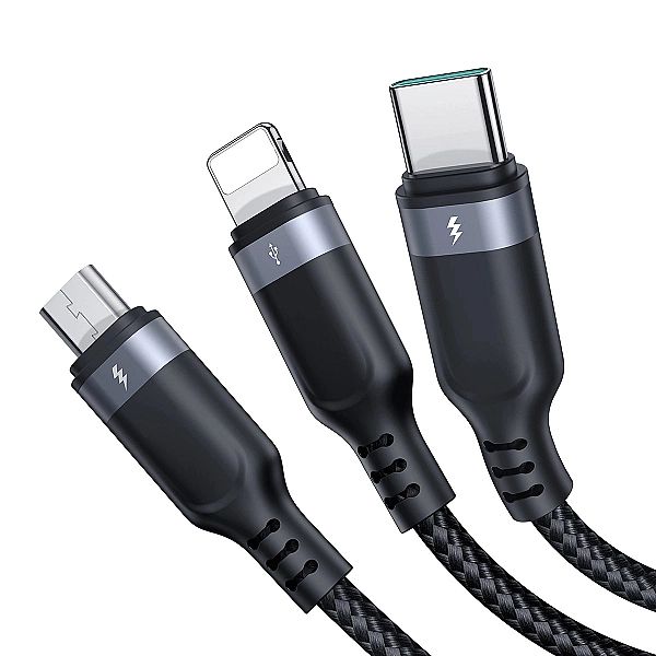 Kabel 3-w-1 Joyroom Multi-Use Series S-1T3018A18 Lightning USB-C micro