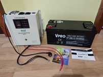 Гібридний інвертор Volt Polska 1500w 12v акумулятор 12v200ah