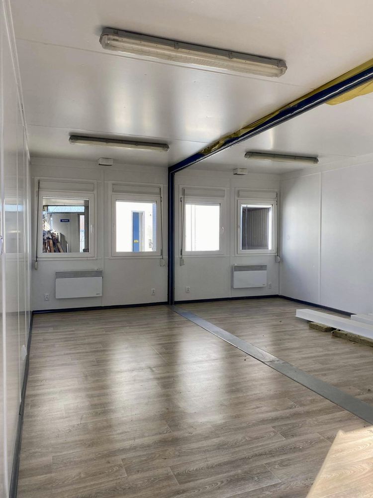 Kontener socjalny biurowy duet open space 30 m2 brutto budowlany