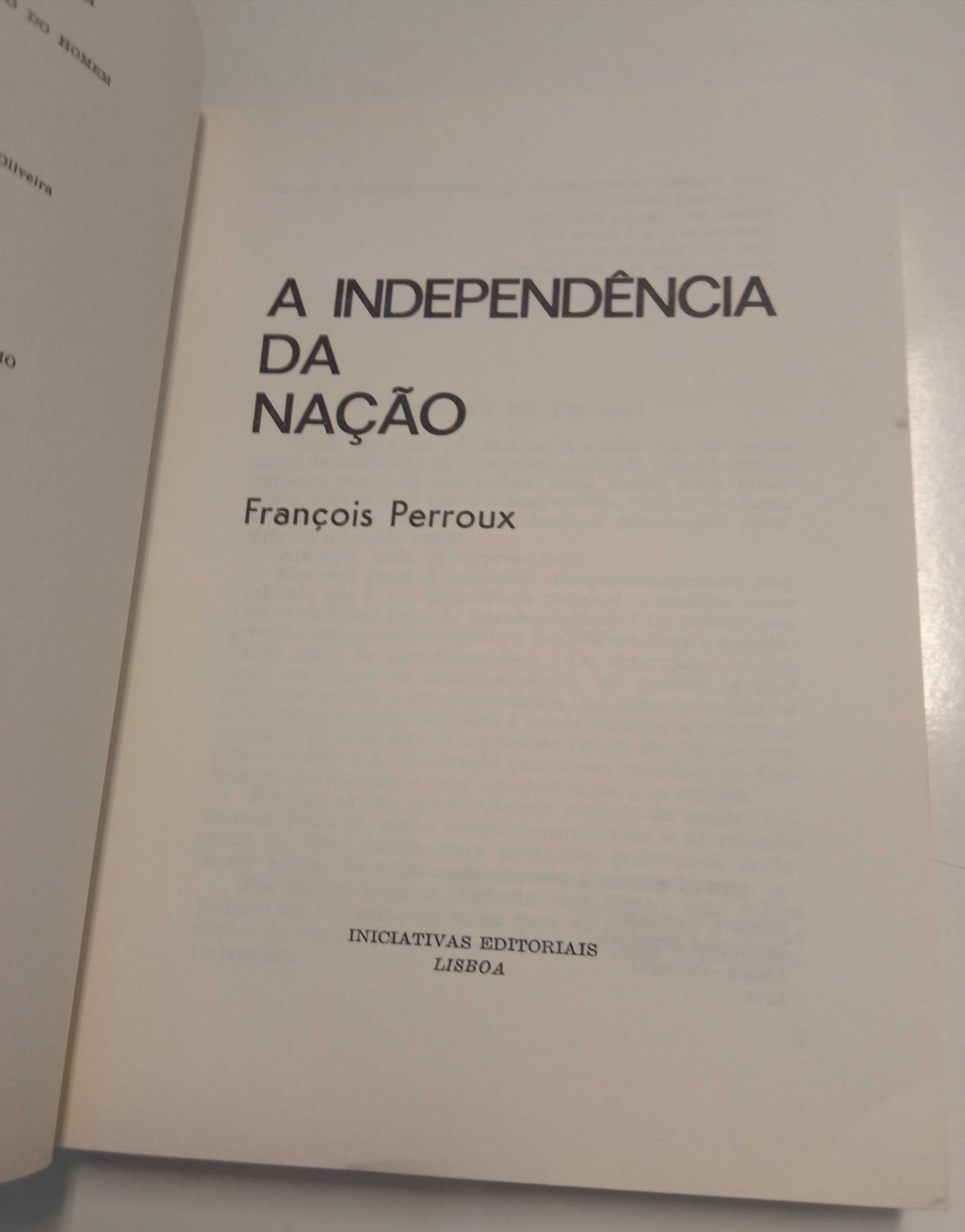 A Independência da Nação, de François Perroux
