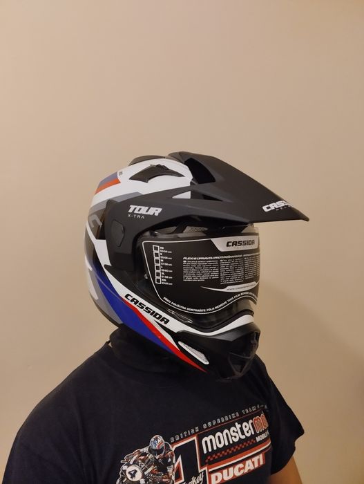 Шлем эндуро ADV Cassida Tour 2.0 X-tra (Новий Чехія)