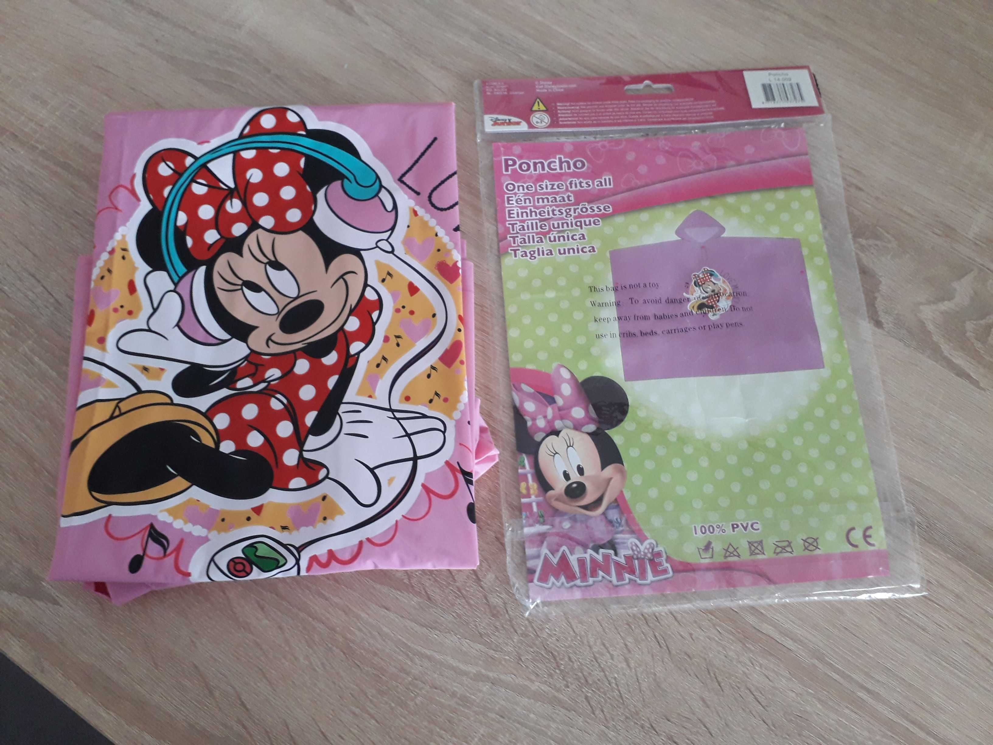 Ponczo przeciwdeszczowe dziecięce Disney Nowe