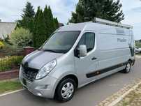 Renault MASTER _ 2.3 CDI 150KM _ Długi L3H2 _ 212 tkm  _ Klima, Bagażnik Dachowy, Hak _ Kolor - Srebrny _ DŁUGI L3